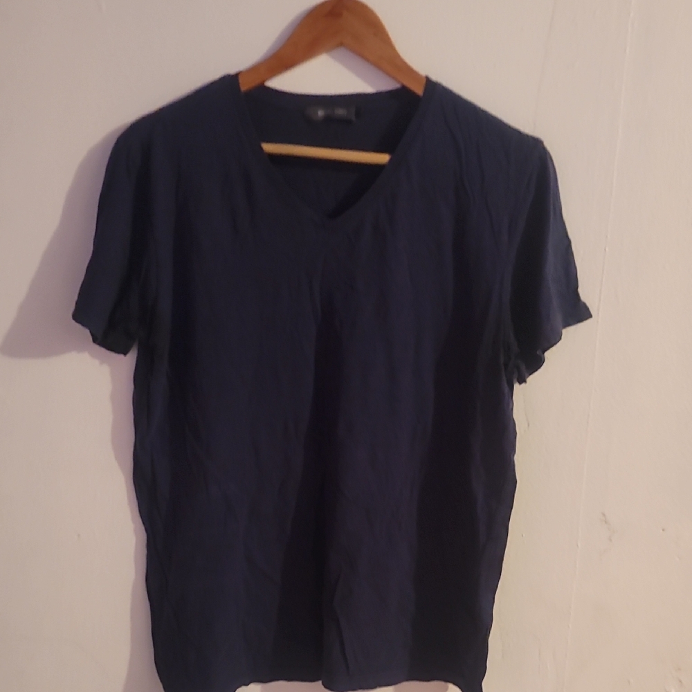 Michael Stars Dark Blue V-Neck Tee